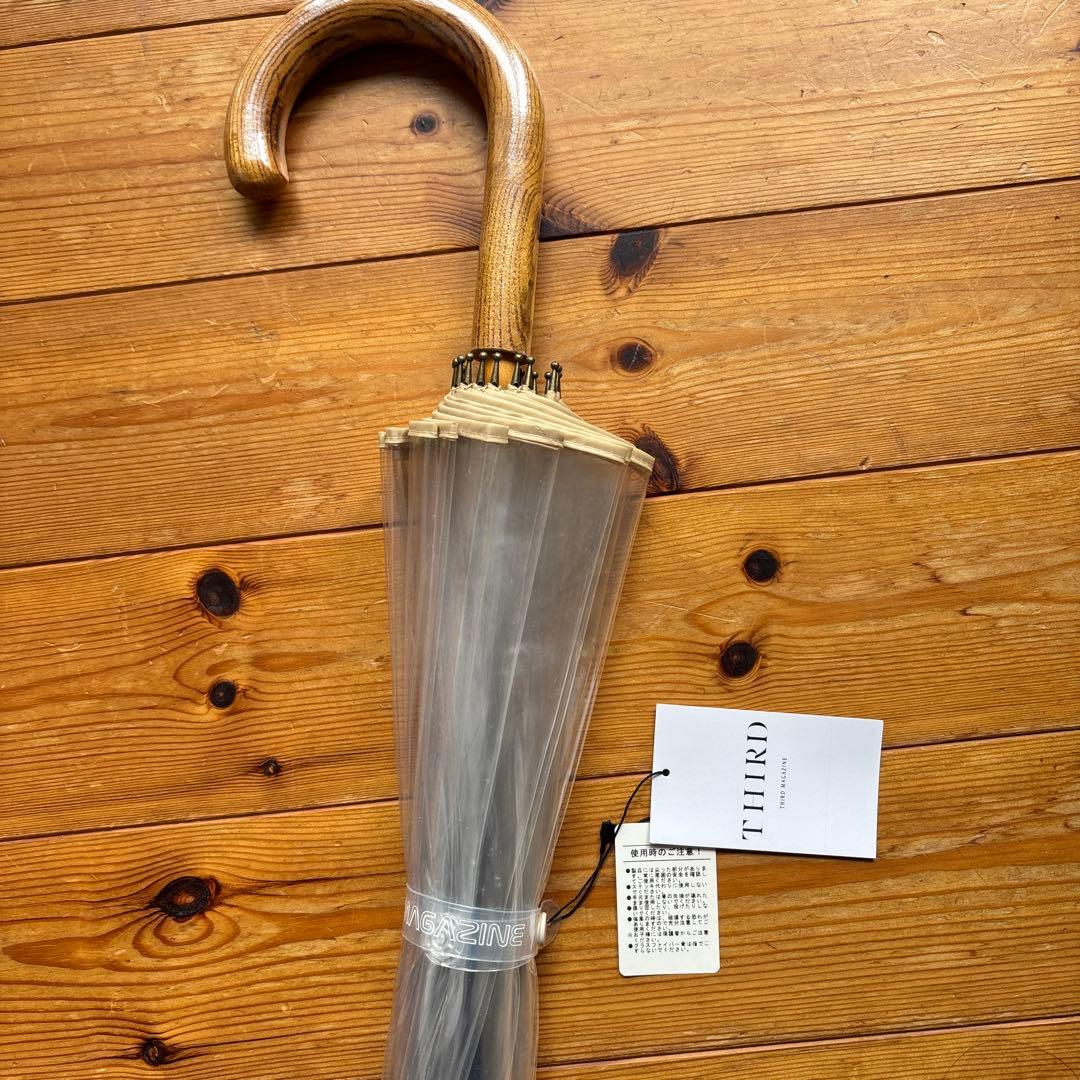 サードマガジン　WHITE ROSE 長傘 65cm