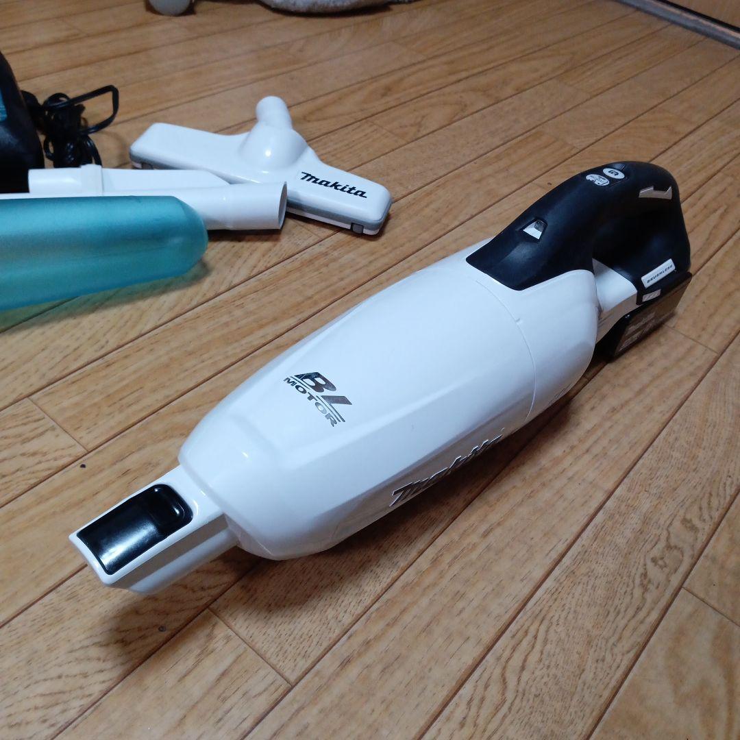 マキタ18V充電式クリーナ CL281FD純正バッテリ、急速充電器、サイクロン付