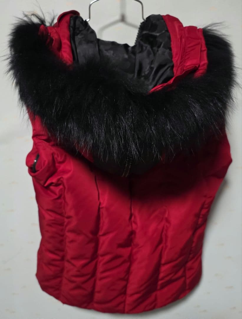 フランシストモークス　豪華スワロフスキー　レッドダウンジャケット　2 M