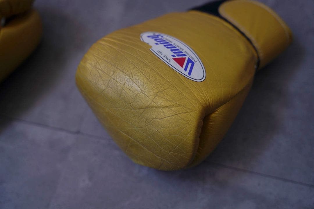 レア！！井上尚弥、武尊使用のゴールドwinning 8オンス　ゴールデングローブ