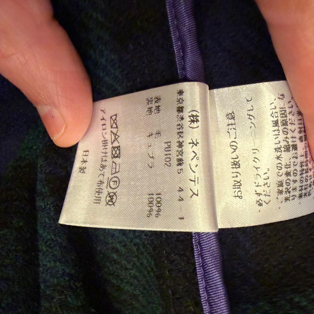 Needles ニードルス チェック柄 テーラードジャケット Mサイズ