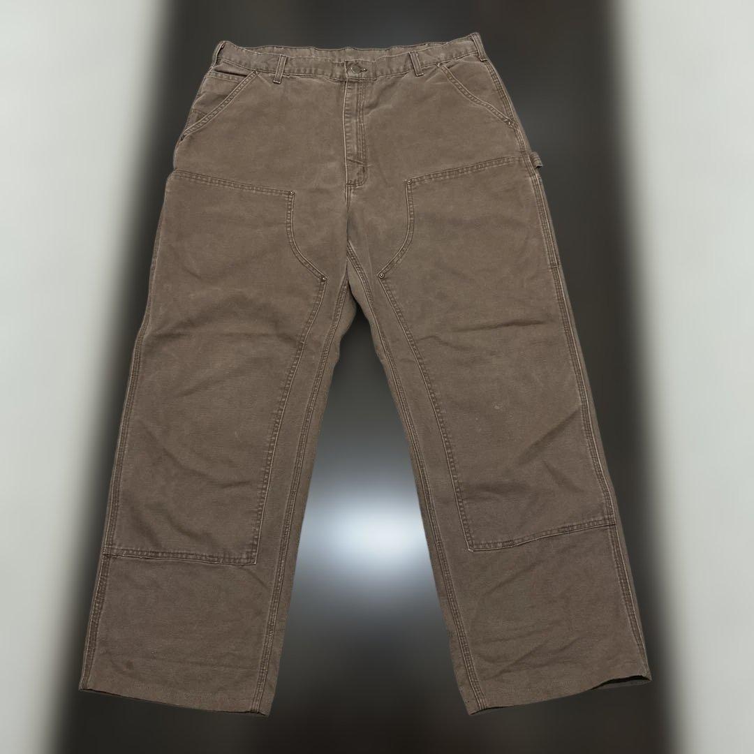 Carharttダブルニーペインターパンツ　ブラウンW40