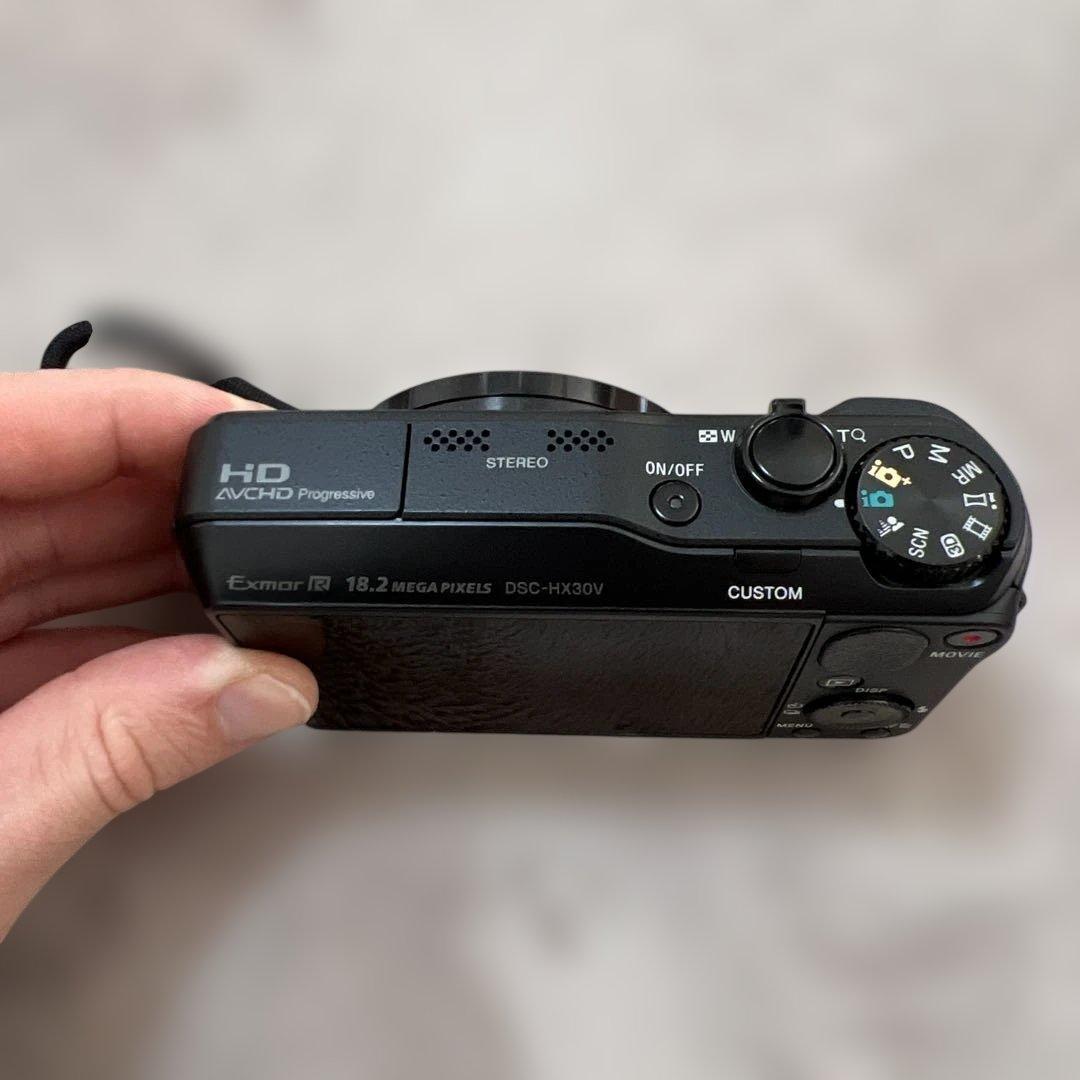 【美品】SONY ソニー DSC-HX30V ブラック デジタルカメラ