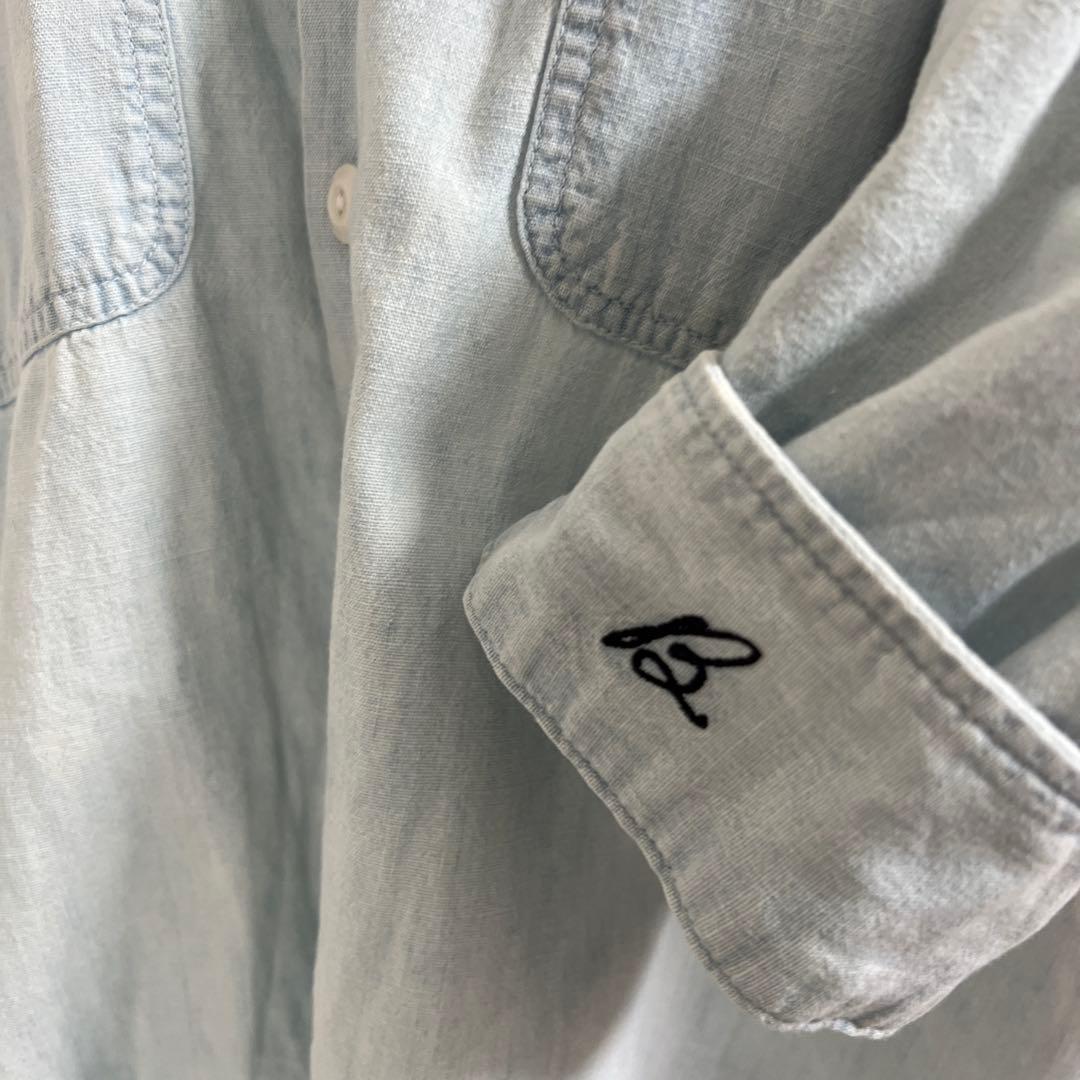 MADISONBLUE マダムワーク シャンブレーシャツ コットン