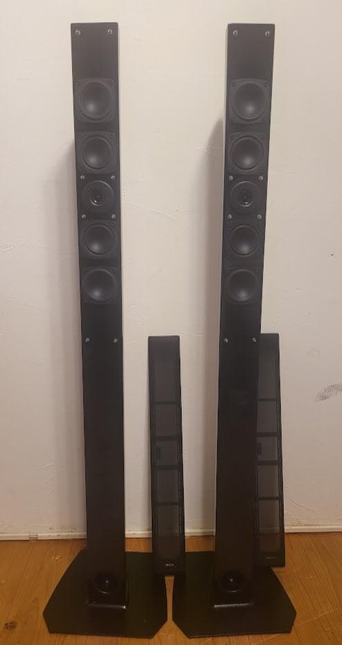 DENON SC-T7L2　トールボーイスピーカー デノン　2台　ブラック②