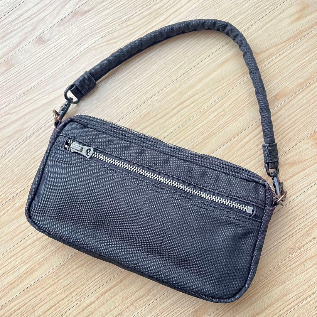 美品 ポーター スモーキー ブラック ハンドバッグ ショルダーバッグ ポーチ