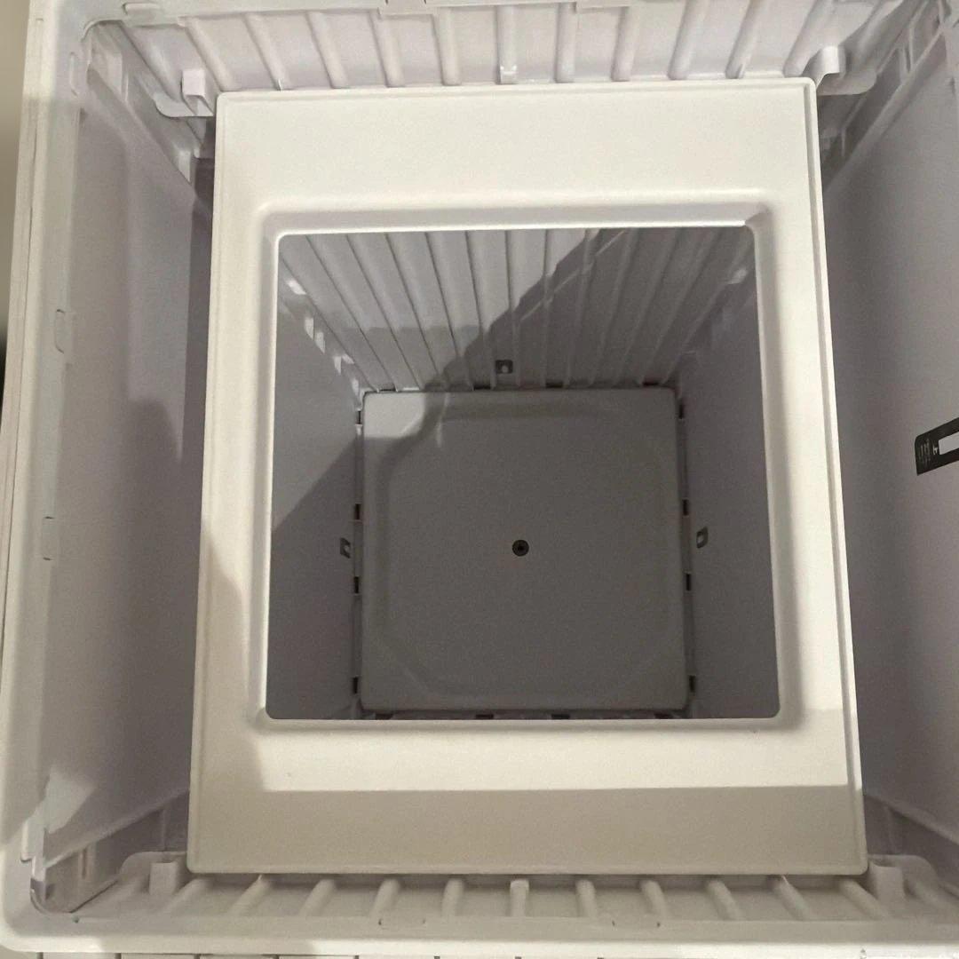 ZitA SQUARE ホワイト キャスター付き ゴミ箱