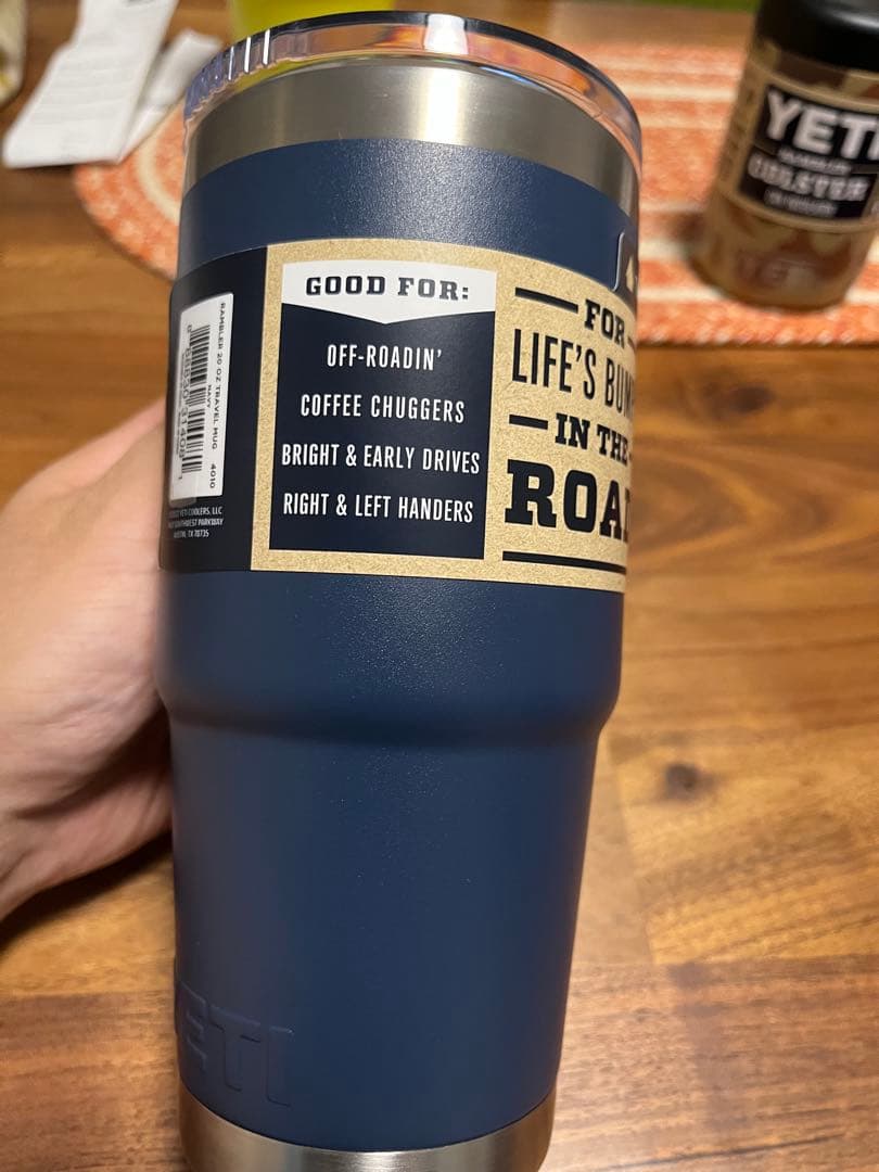 弁当箱・水筒 YETI Rambler 20 oz Travel Mug Navy