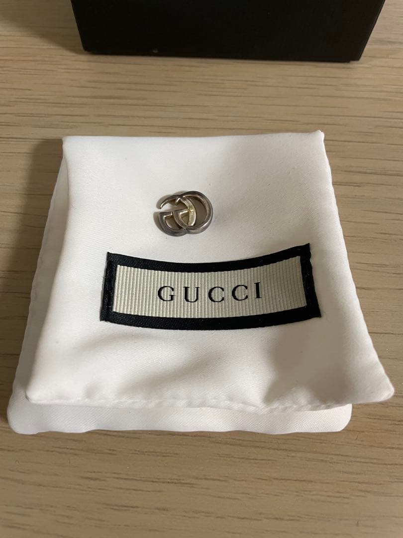 GUCCI フラワー 花 ピアス ブルー