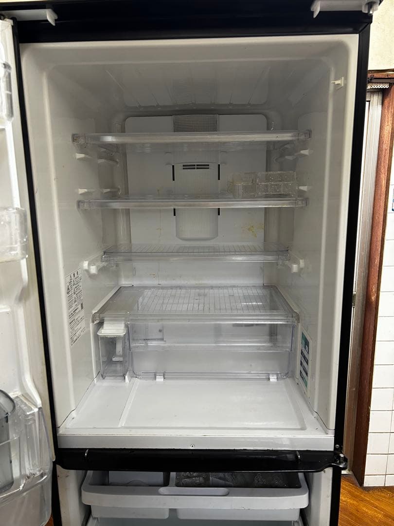 SHARP ブラック 二段式冷蔵庫