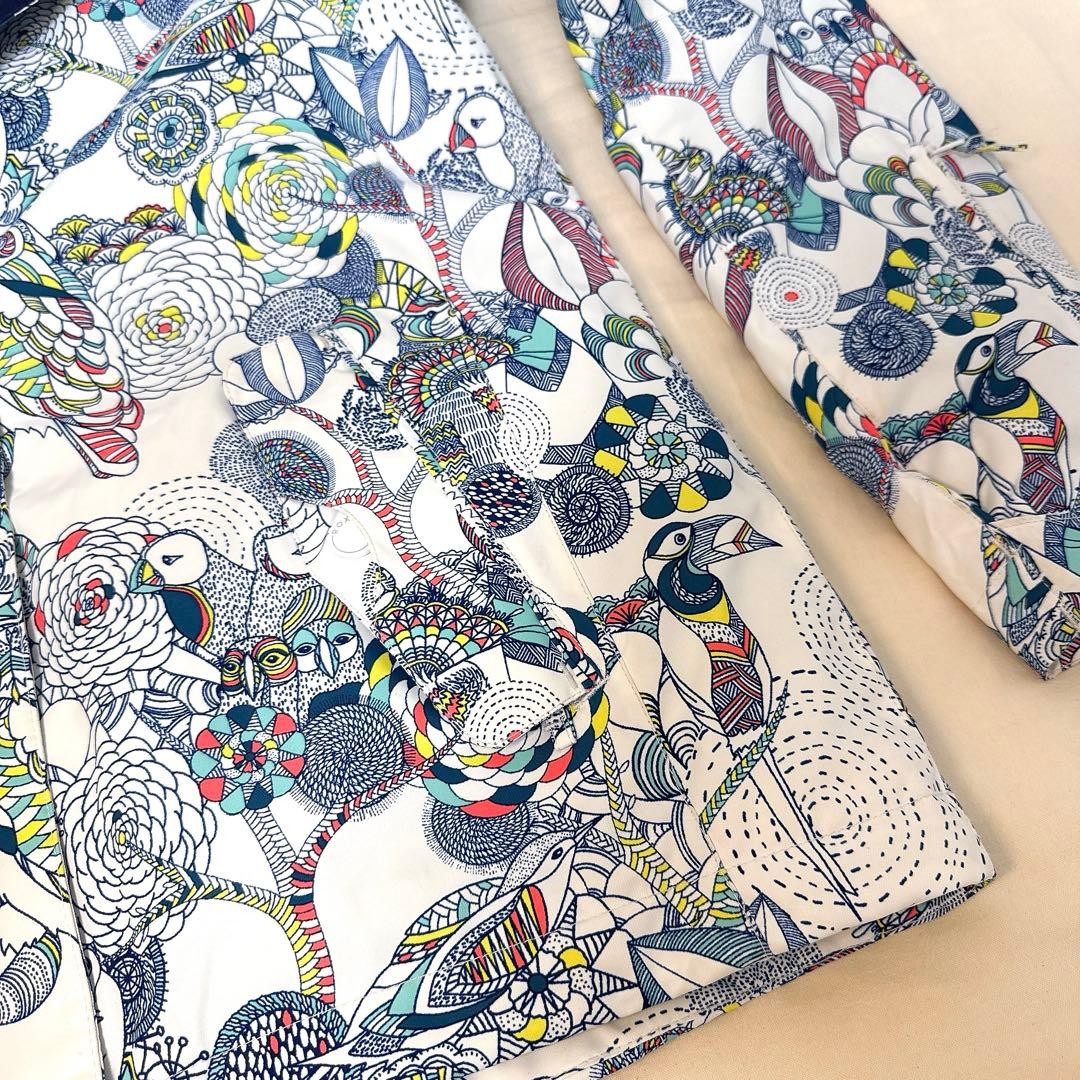 ROXY スノーボードジャケット 花柄 鳥柄 Lサイズ