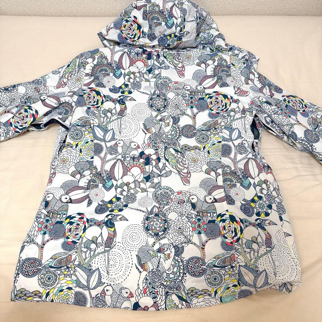 ROXY スノーボードジャケット 花柄 鳥柄 Lサイズ