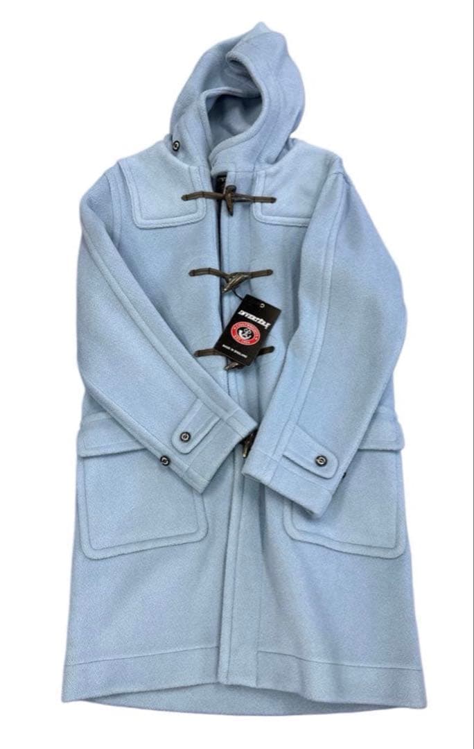未使用サンプル品INVERTERE ダッフルコートBIRMINGHAM水色38