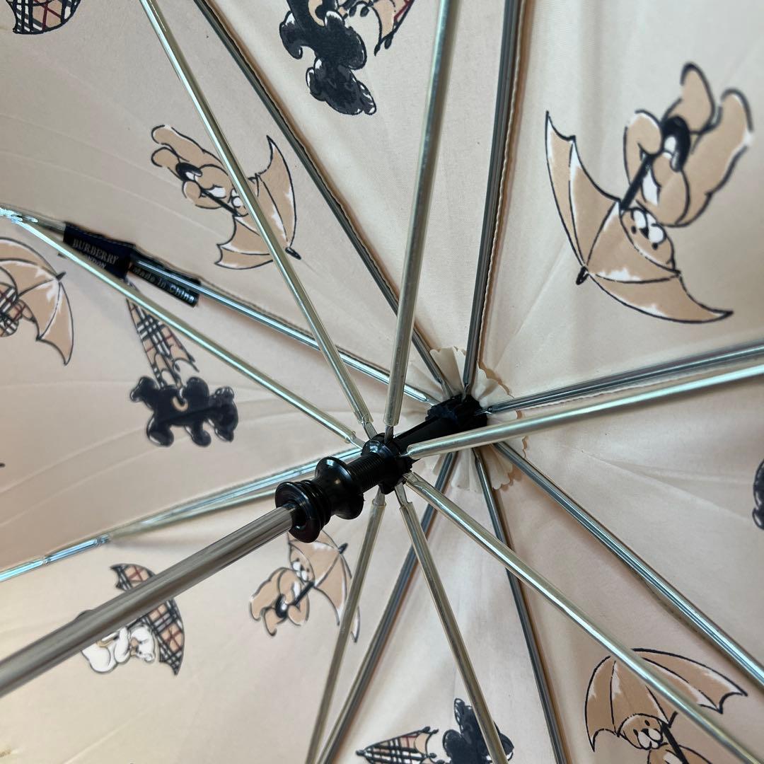 【Burberry】バーバリー ノバチェック クマ柄 傘