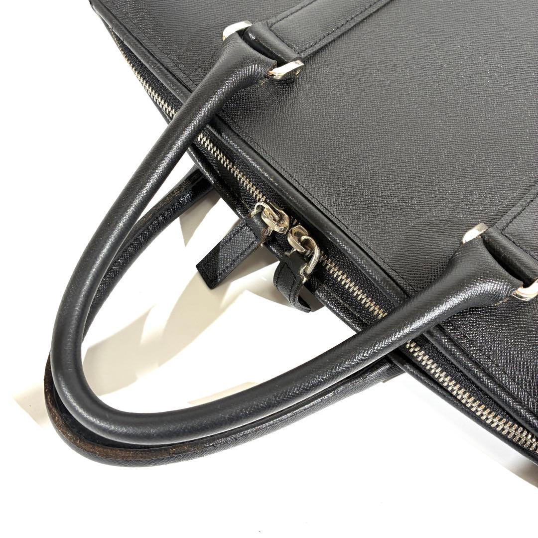 ポーター 吉田カバン アベニュー ブリーフケース ビズネスバッグ 黒 牛革