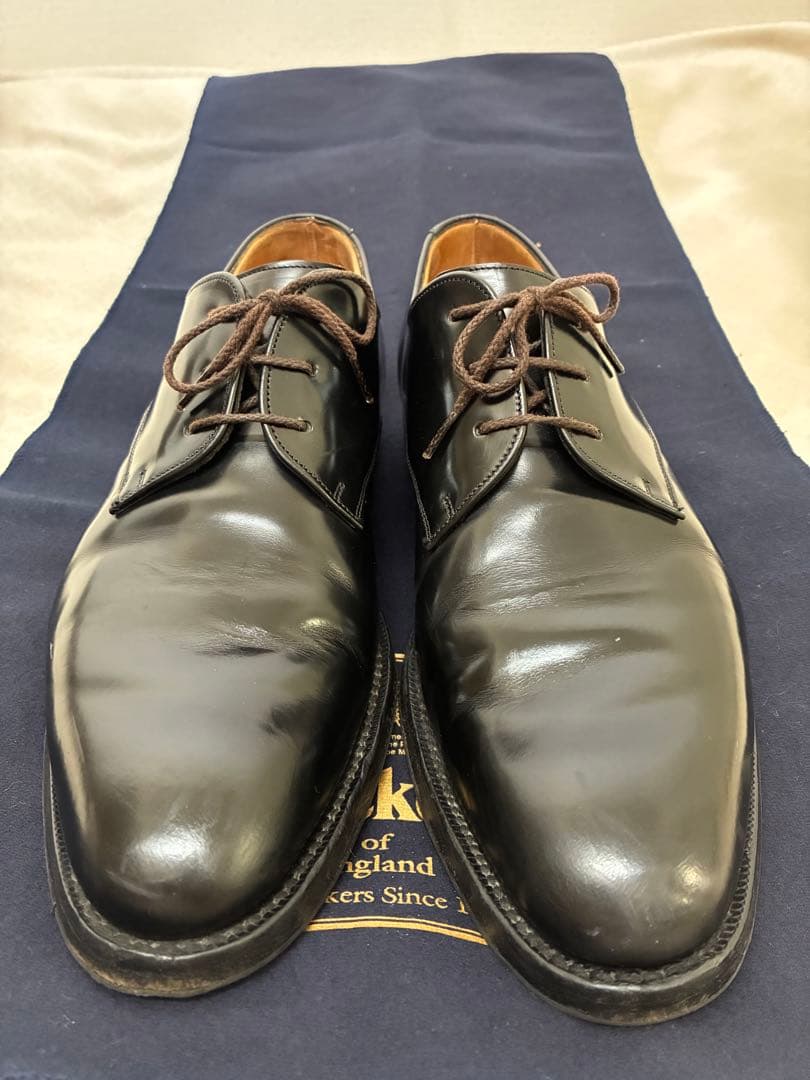 美品　チャーチ　シャノン　ポリッシュドバインダーカーフ　24.5 オスロ