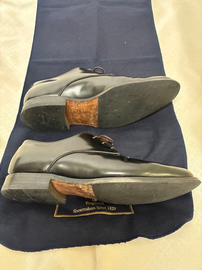 美品　チャーチ　シャノン　ポリッシュドバインダーカーフ　24.5 オスロ