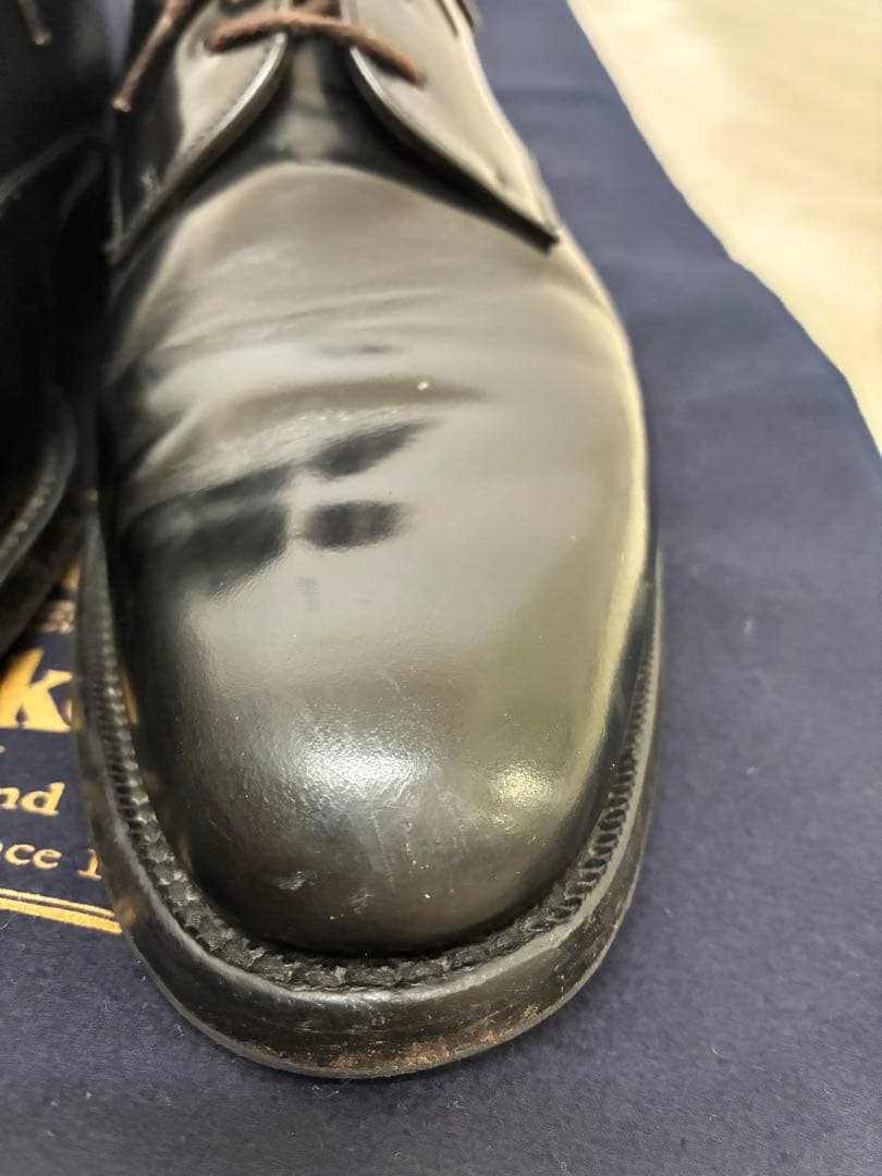 美品　チャーチ　シャノン　ポリッシュドバインダーカーフ　24.5 オスロ