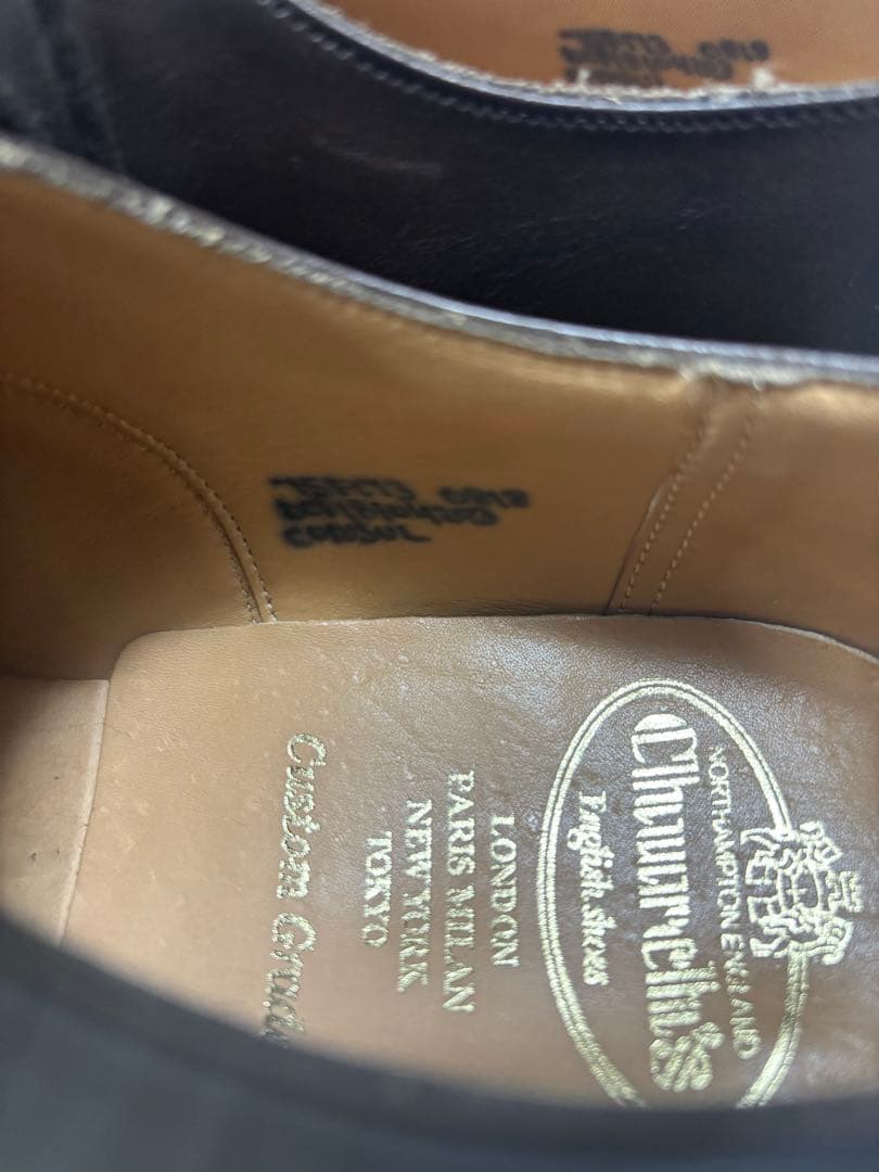着用１回　チャーチ Church’s 7.5 consul コンサル 定価18万
