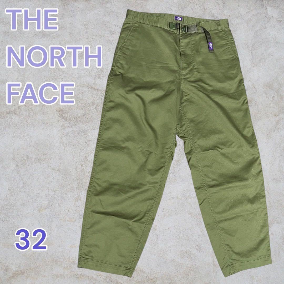 ノースフェイス　パープルレーベル　チノ　テーパード　パンツ　32 カーキグリーン