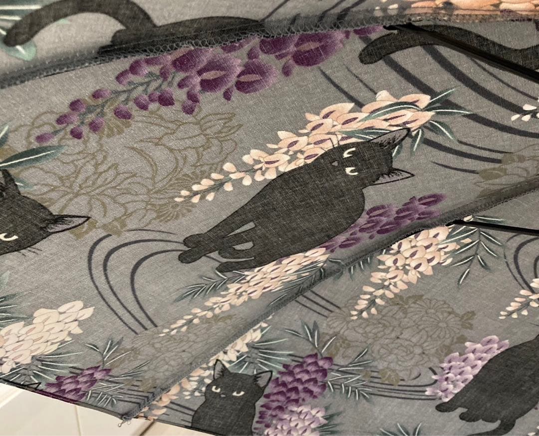 日傘　ハンドメイド　猫　ネコ