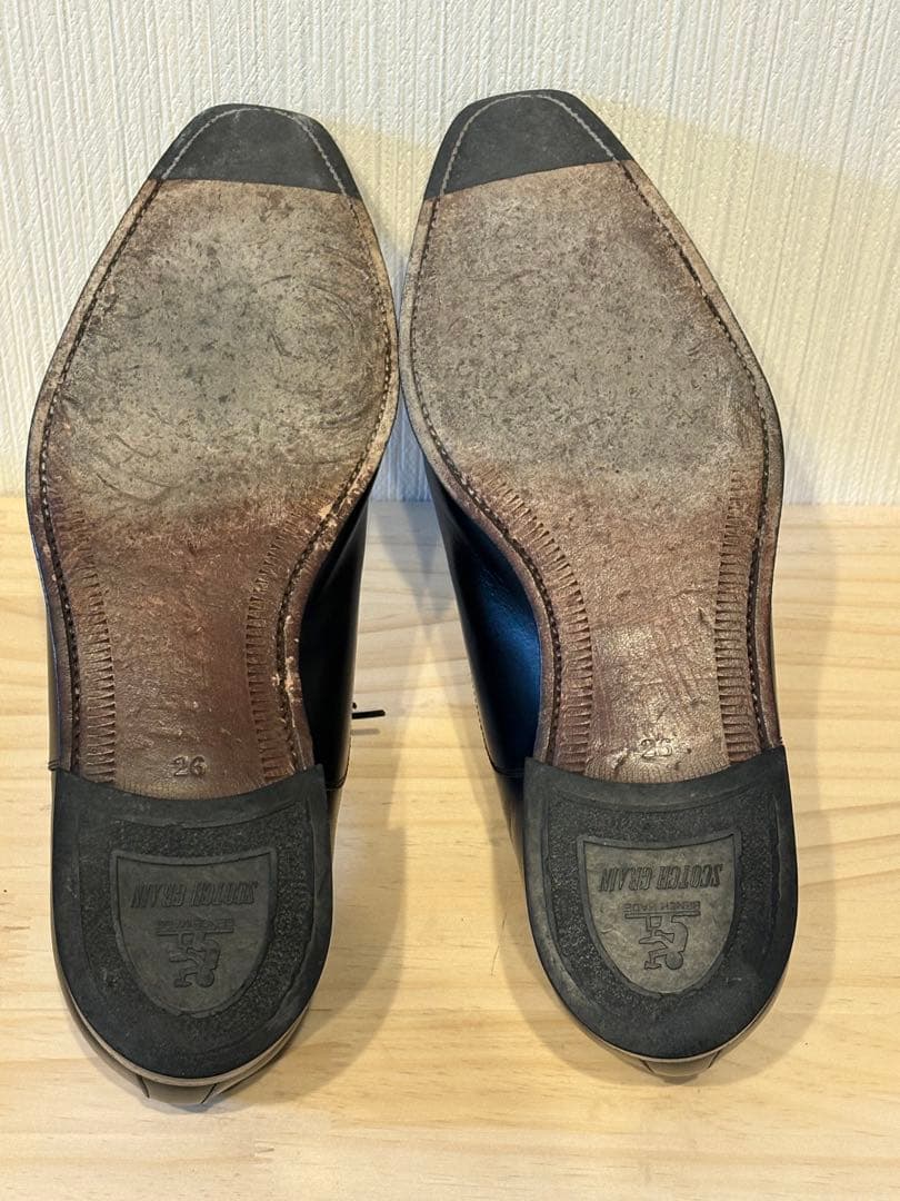 【美中古】スコッチグレイン F-0486 26cm ストレートチップ