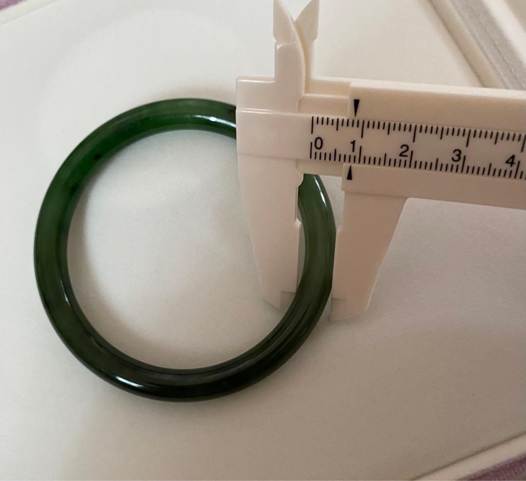 和田玉ホータン玉ブレスレット、60mmサイズ