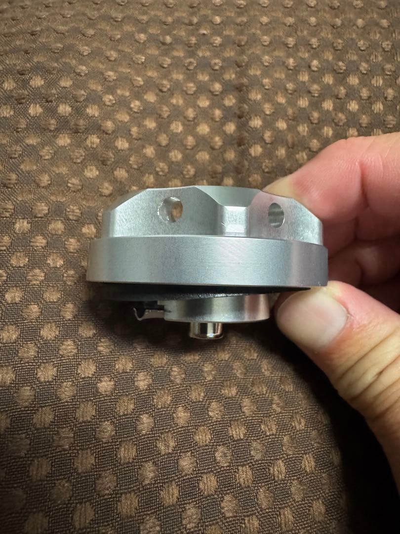 モンキー KITACO アルミタンクキャップ シルバー