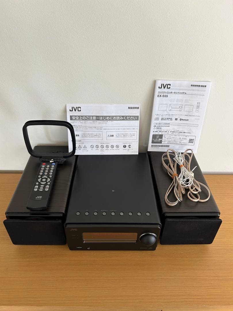 JVC CA-EXS5 ミニコンポ ウッドコーンスピーカー Bluetooth