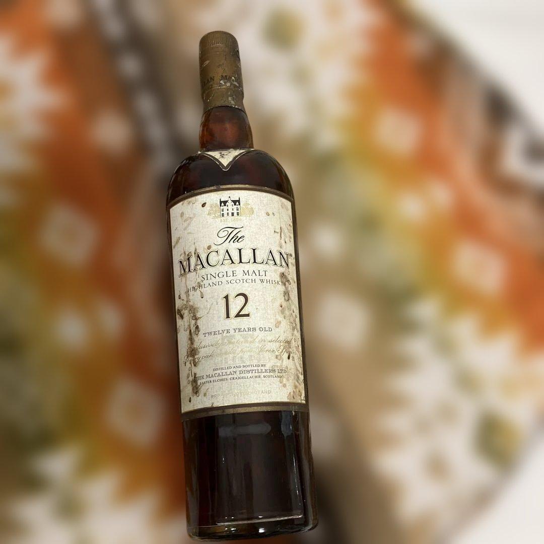 The Macallan 12年 シングルモルトウイスキー 700ml 旧ラベル