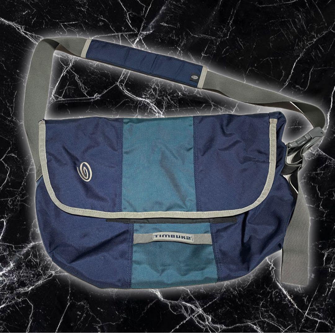 00s TIMBUK2 メッセンジャーバッグ ネイビー Y2K ワンショルダー