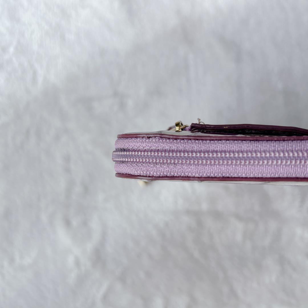 ATAO スリモ ヴィトロ ロージーラベンダー L字ファスナー 長財布