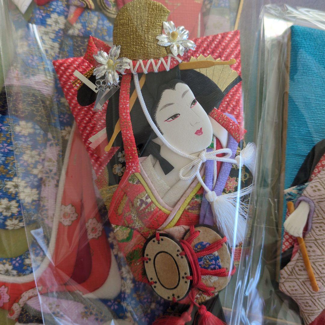 むくたん　ハンドメイド和紙押し絵、ミニ羽子板（8点）