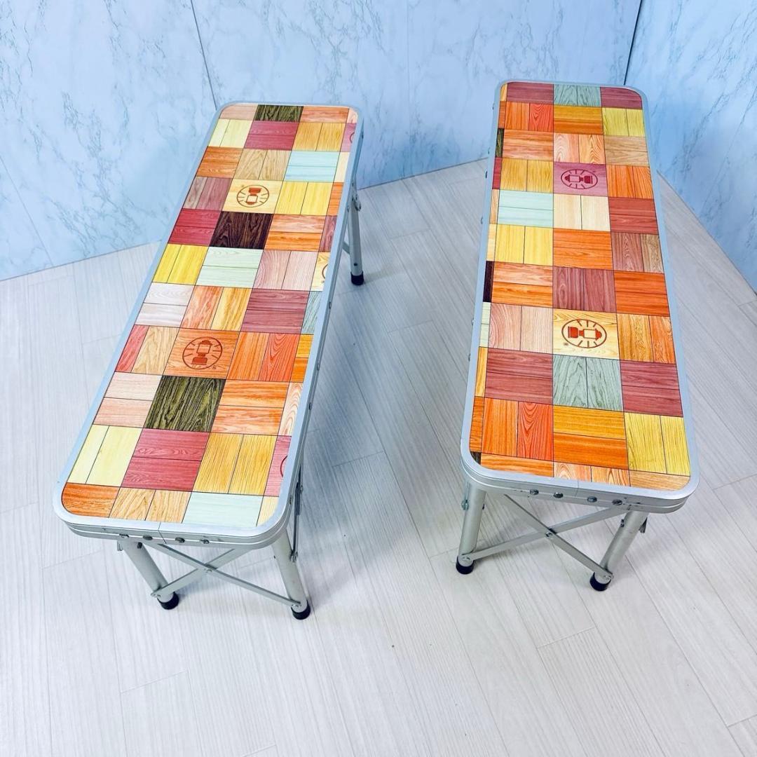 美品 コールマン ナチュラルモザイク ファミリーリビングセット/ミニプラス