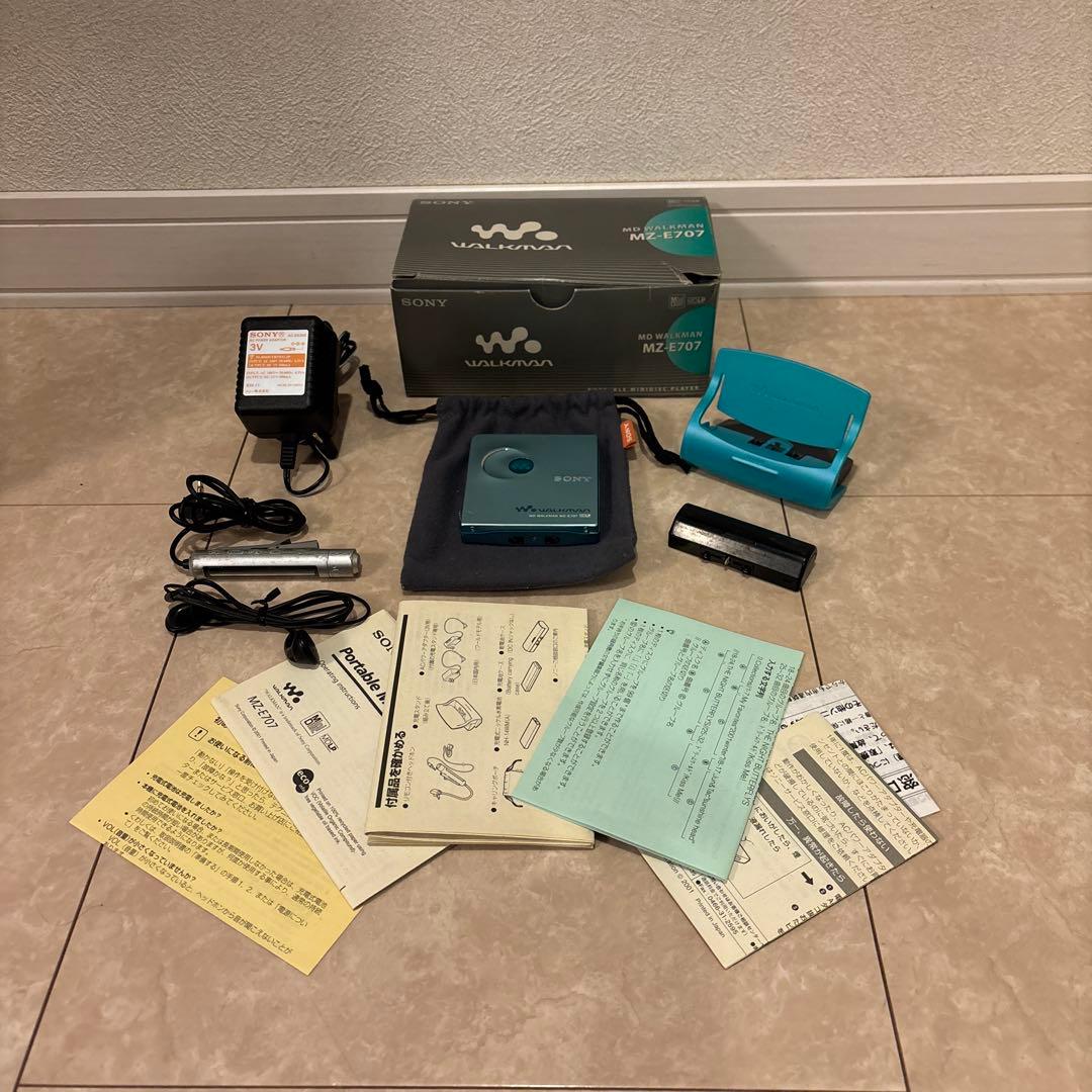 SONY MZ-E707 MDウォークマン　元箱付き