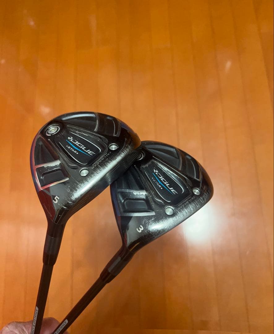 キャロウェイ　ローグスター3w5w 2本セット　シャフト　ツアーAD IZ6X