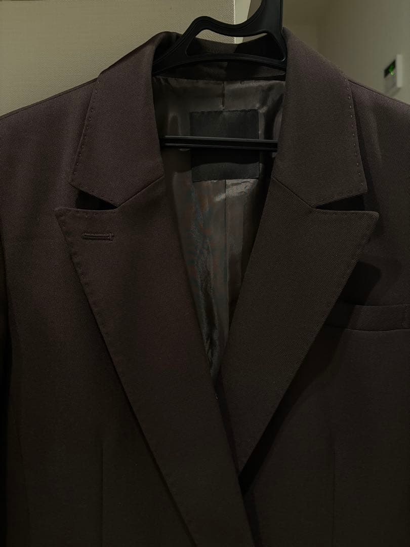 anuans ベーシックダブルジャケット BROWN 2サイズ