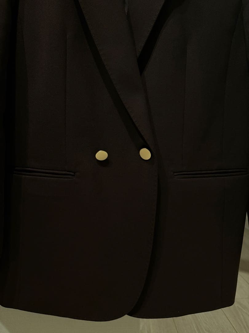 anuans ベーシックダブルジャケット BROWN 2サイズ