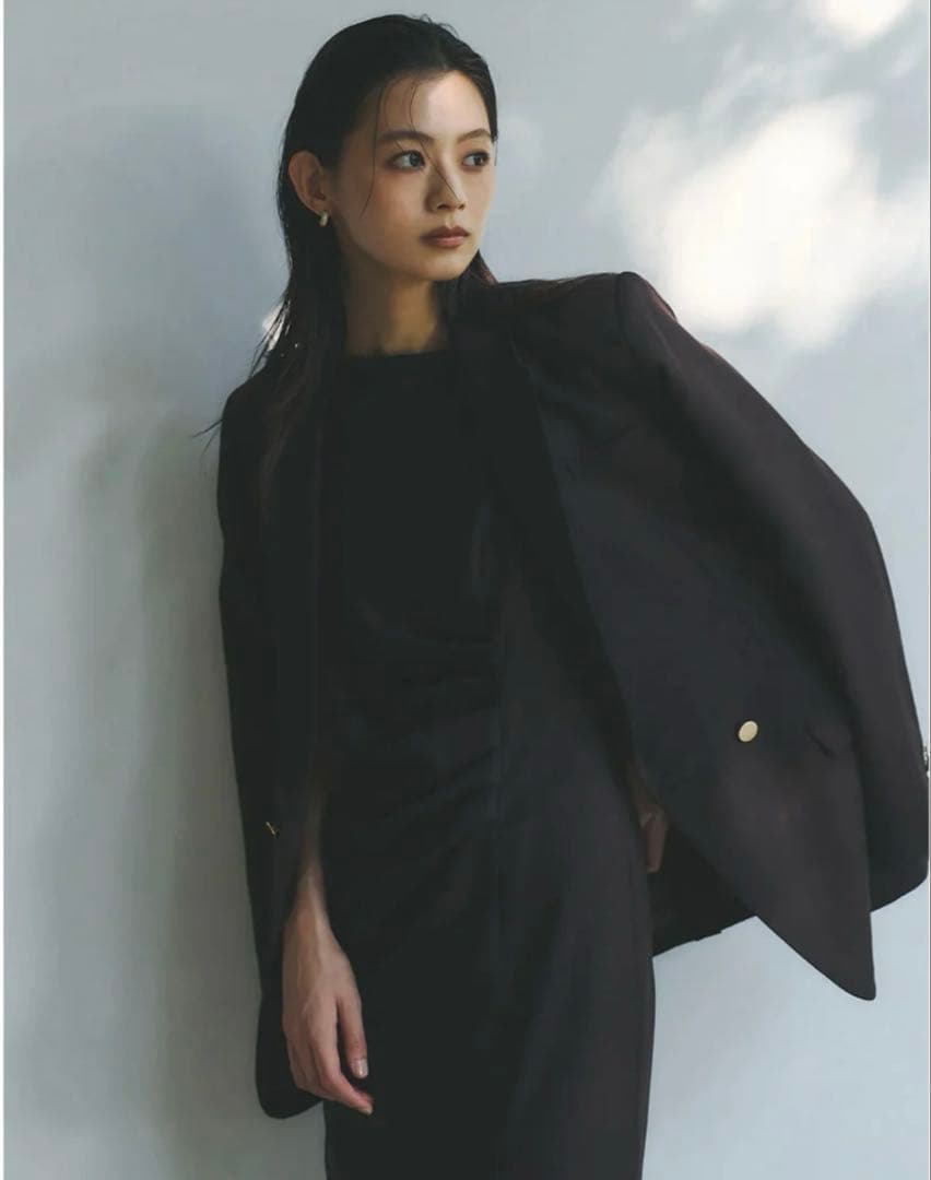 anuans ベーシックダブルジャケット BROWN 2サイズ