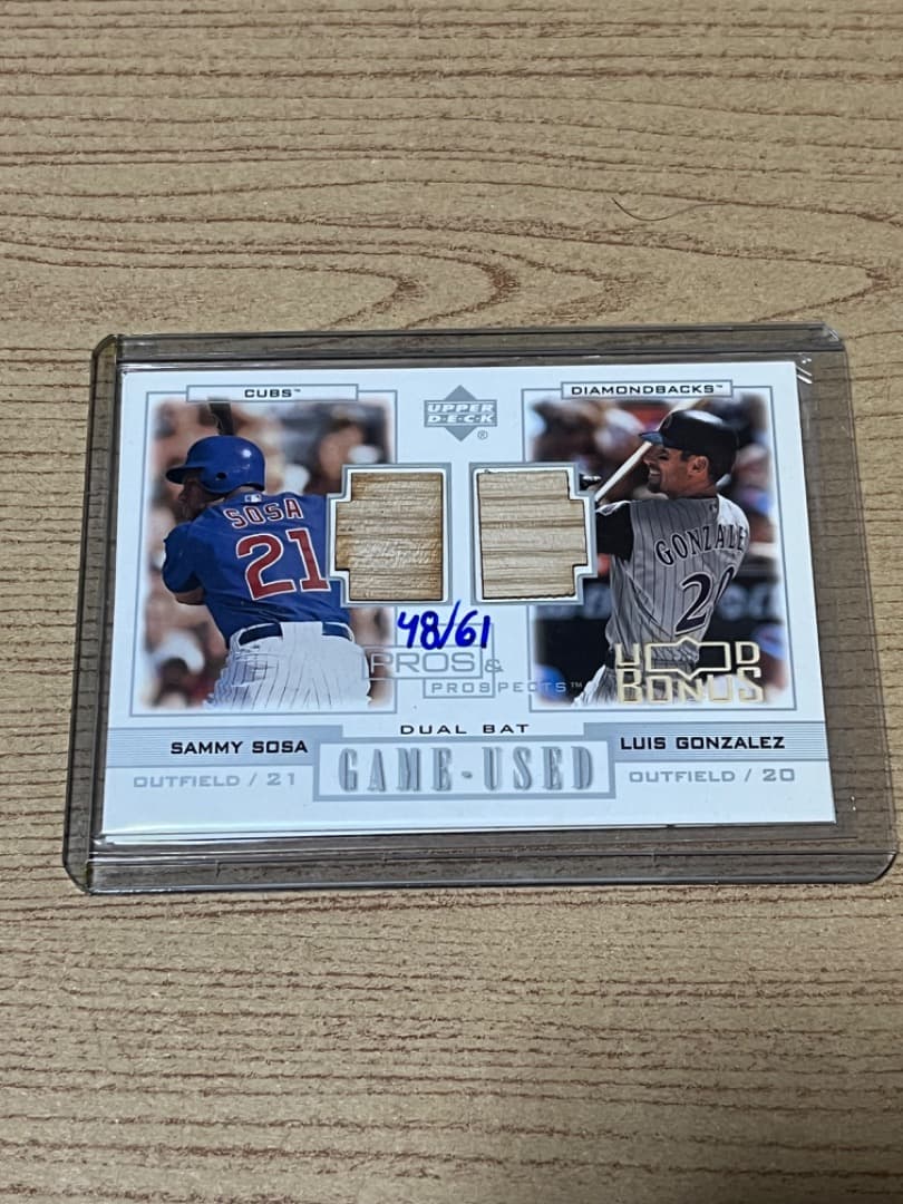 UPPER DECK サミー　ソーサ　ルイス　ゴンザレス　DUAL BAT
