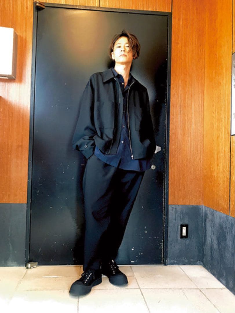 stein ダブルタックワイドスラックス