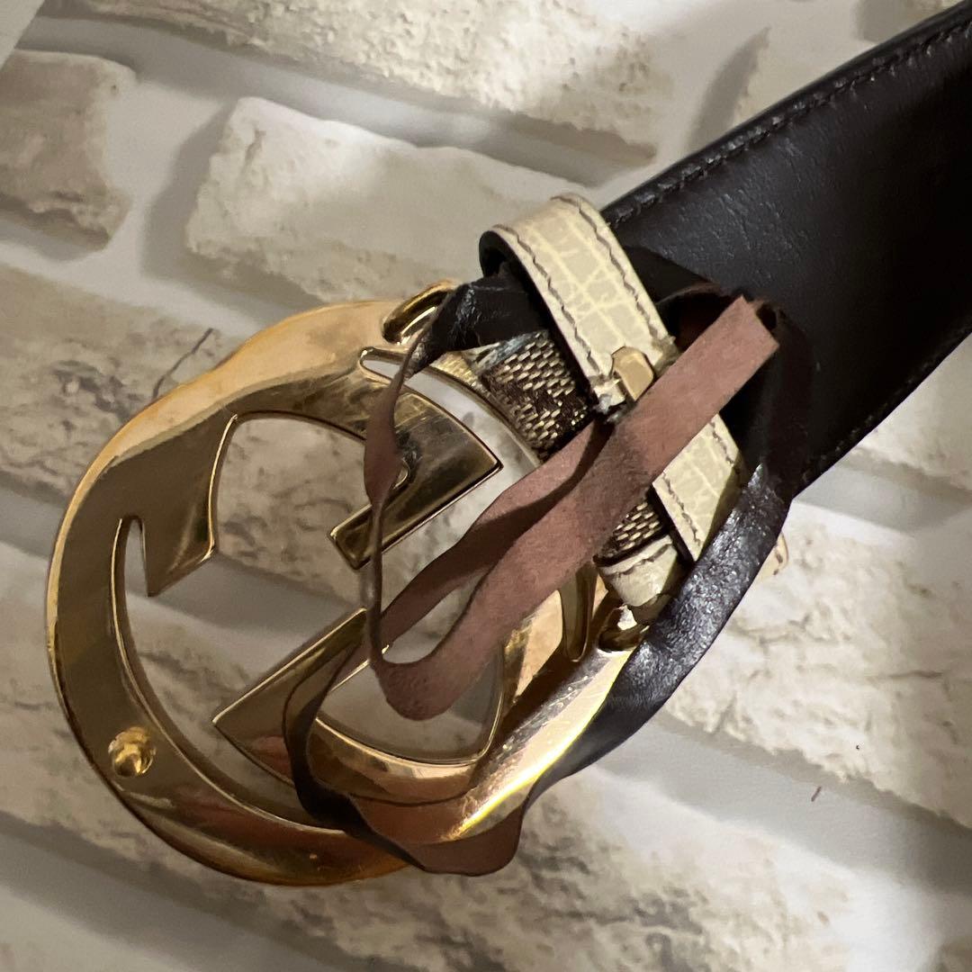 GUCCI GGロゴバックル ベルト