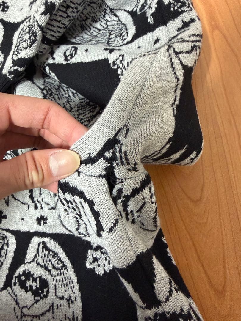 GX1000 JACQUARD CREWNECK ニット M