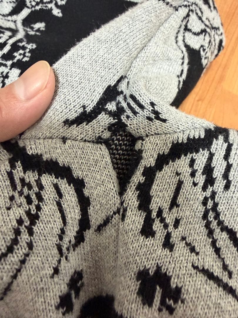 GX1000 JACQUARD CREWNECK ニット M