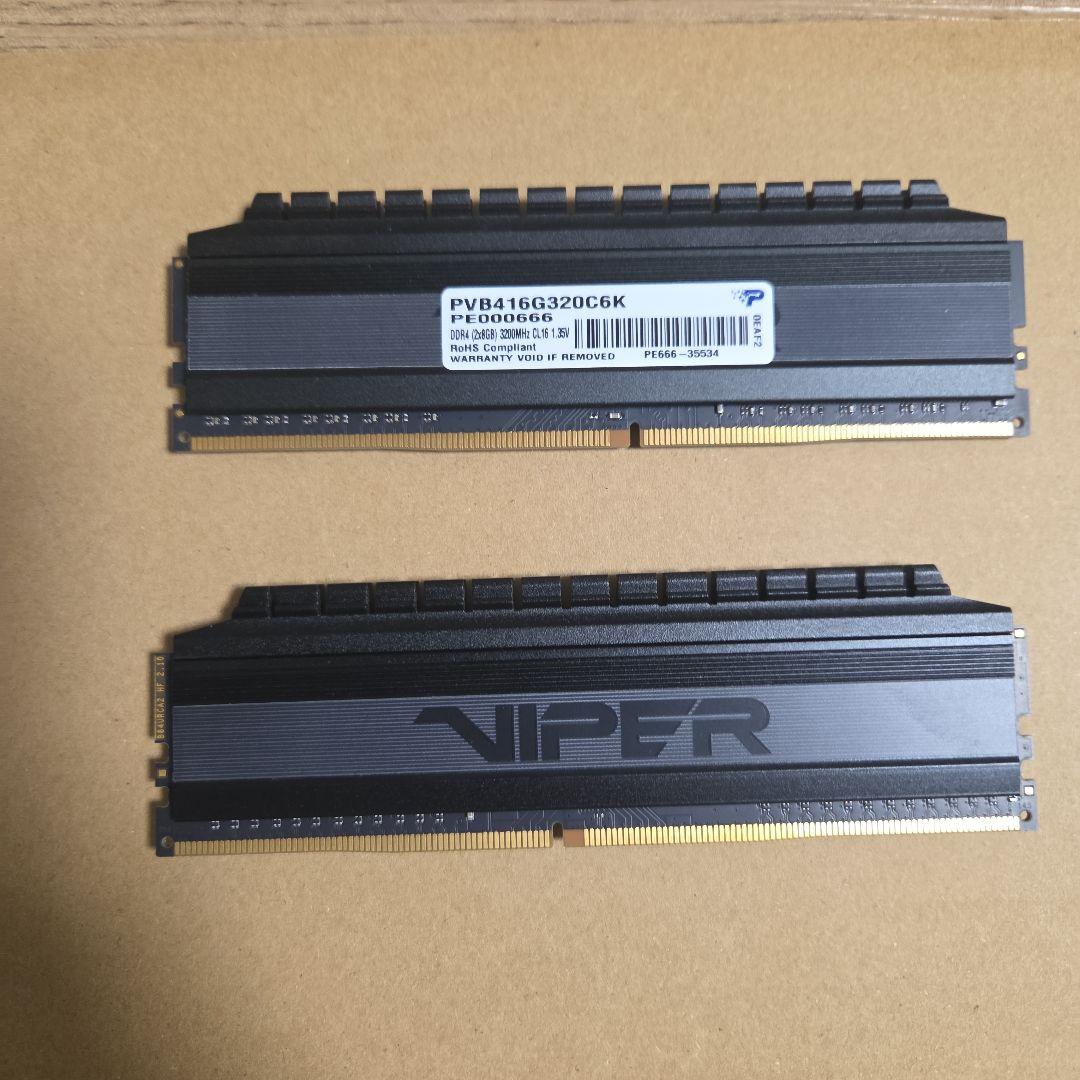DDR4 16GB(8GB×2)3200MHz メモリ
