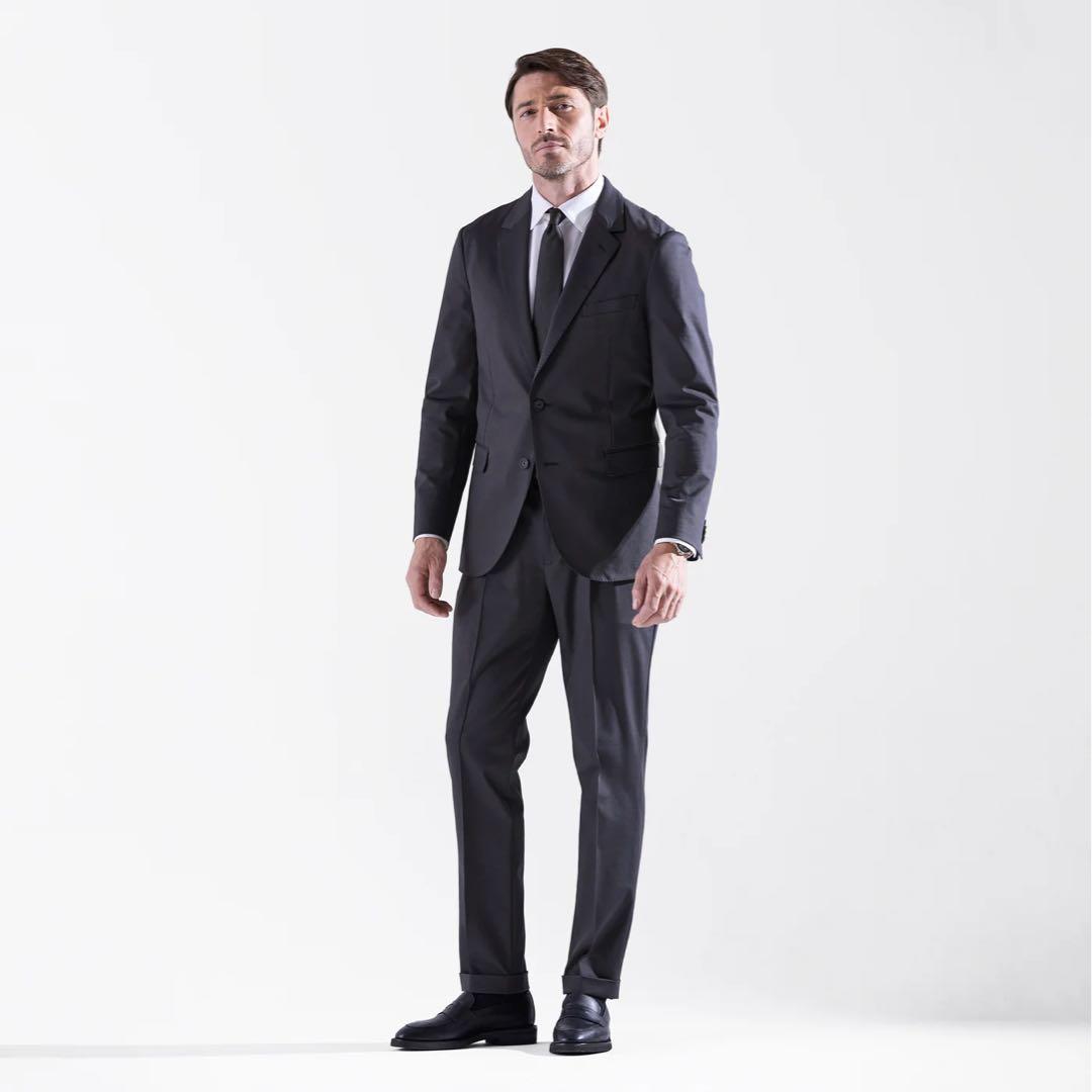 新品‼️MOVB Duplex Cotton シングル２Bジャケット グレー