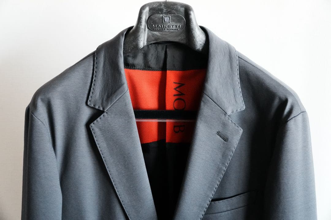 新品‼️MOVB Duplex Cotton シングル２Bジャケット グレー