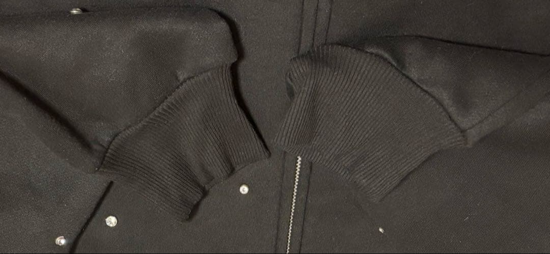 Darich ダーリッチ　DDロゴビジュージップパーカー　ブラック　黒