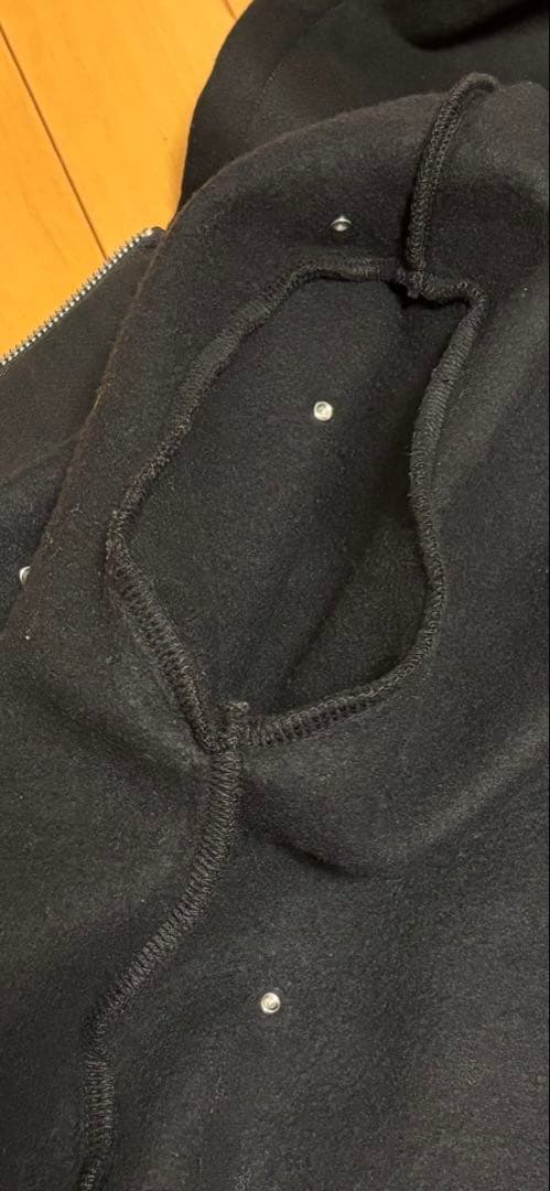 Darich ダーリッチ　DDロゴビジュージップパーカー　ブラック　黒