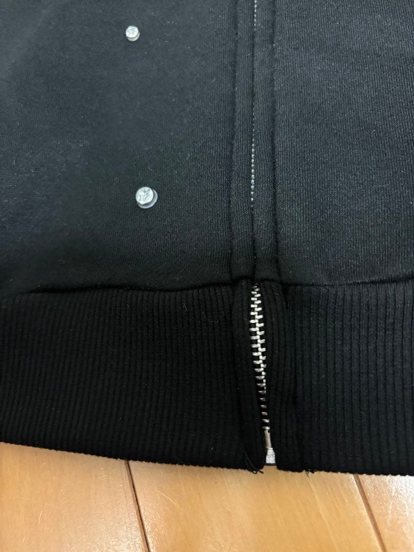 Darich ダーリッチ　DDロゴビジュージップパーカー　ブラック　黒